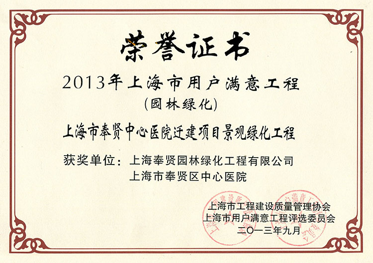 2013年用戶滿意工程（奉賢中心醫(yī)院遷建項(xiàng)目）.jpg